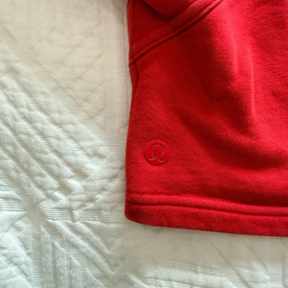 Lululemon Canada Olympics Red Cropped Hoodie